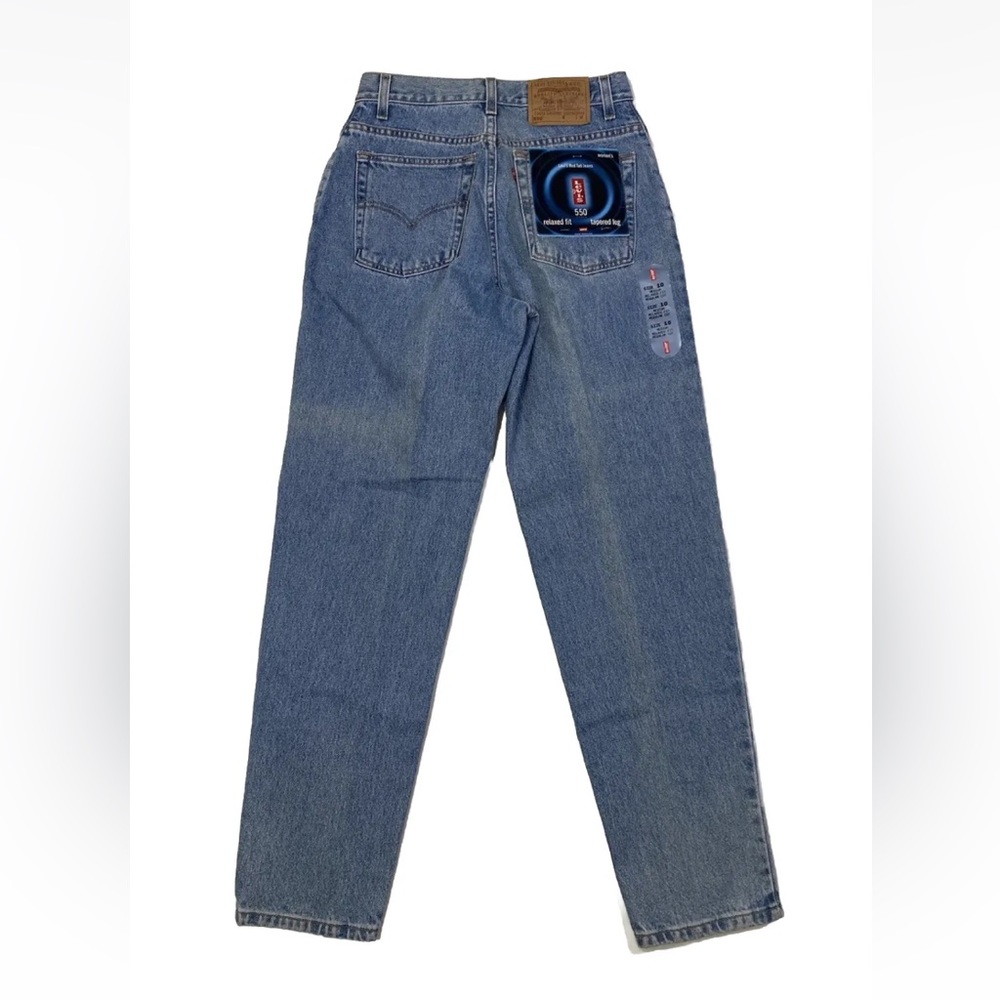 Vintage Levi 550 Relaxed Fit Tapered Leg Blue Jeans Womens Size 10 Made USA *NEW